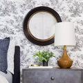 Miroir mural convexe marron