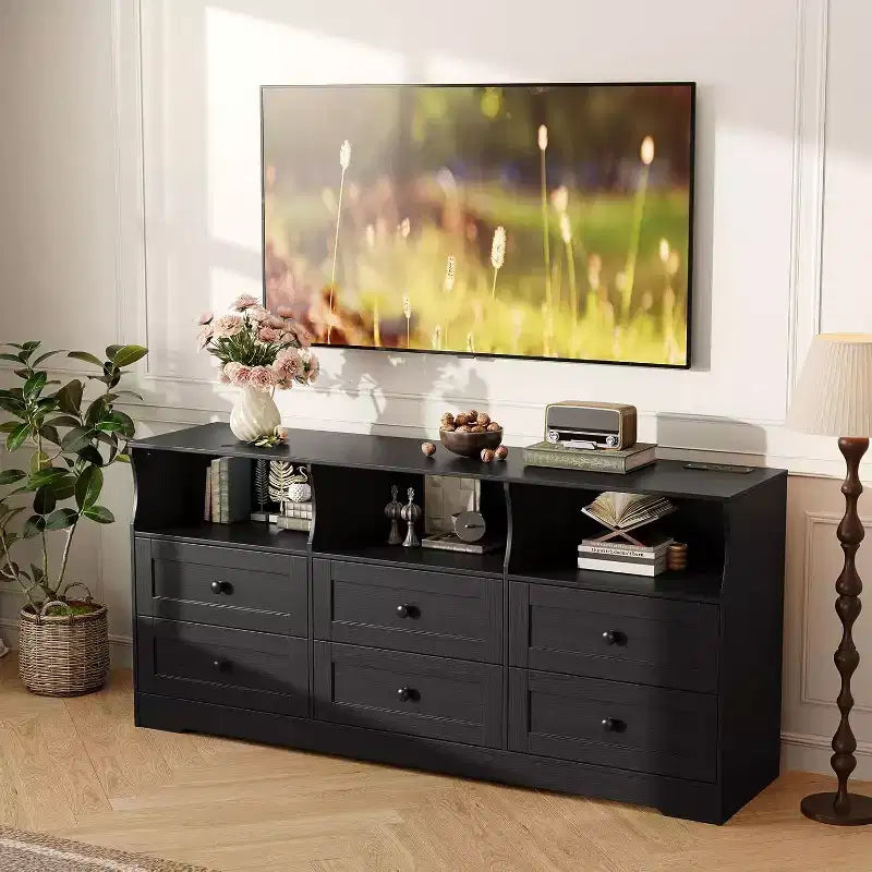 Commode avec étagère ouverte