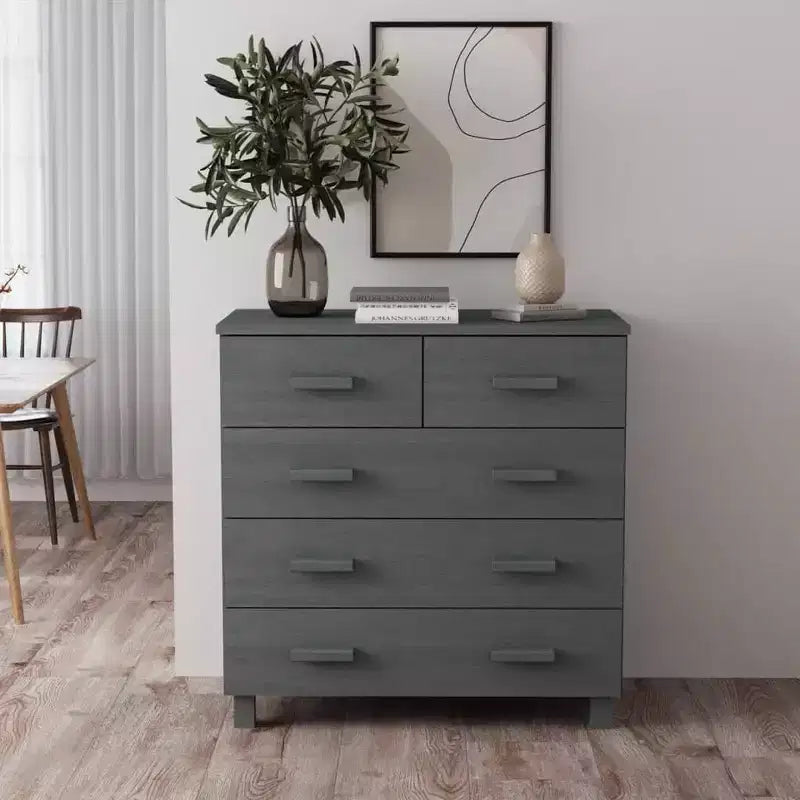Buffet bas en bois moderne
