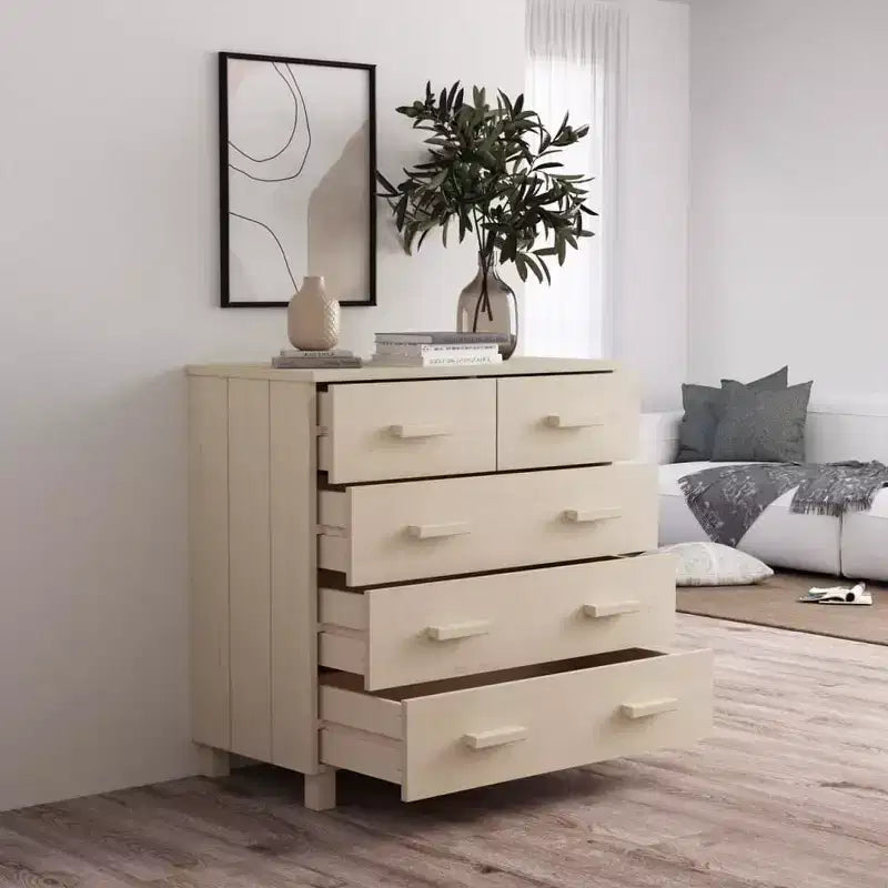 Buffet bas en bois moderne