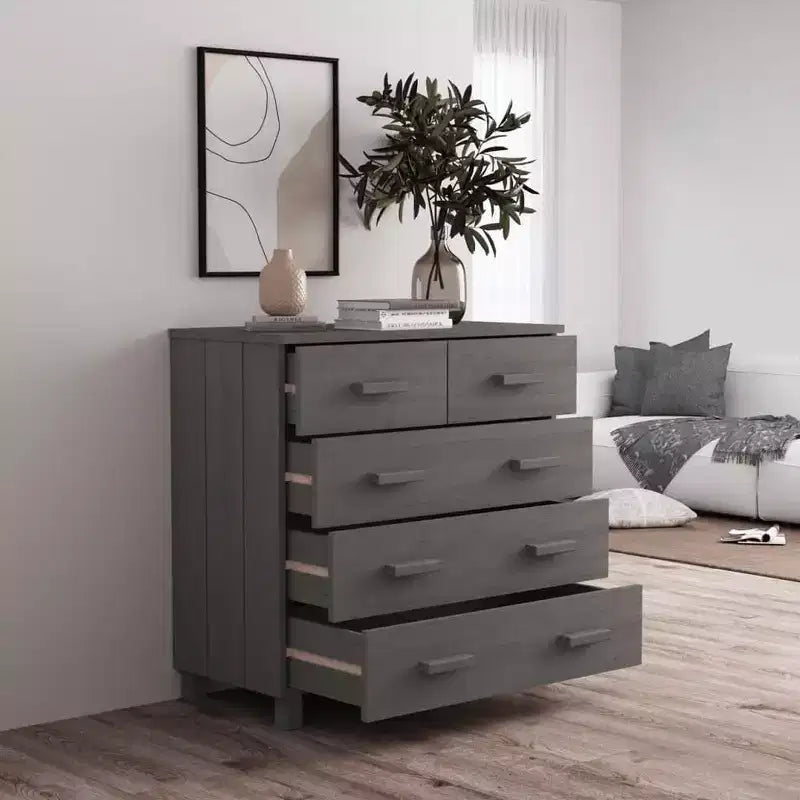 Buffet bas en bois moderne