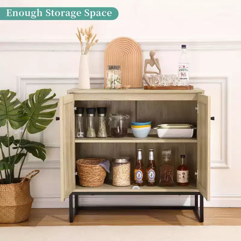 Buffet en rotin - Meuble de rangement