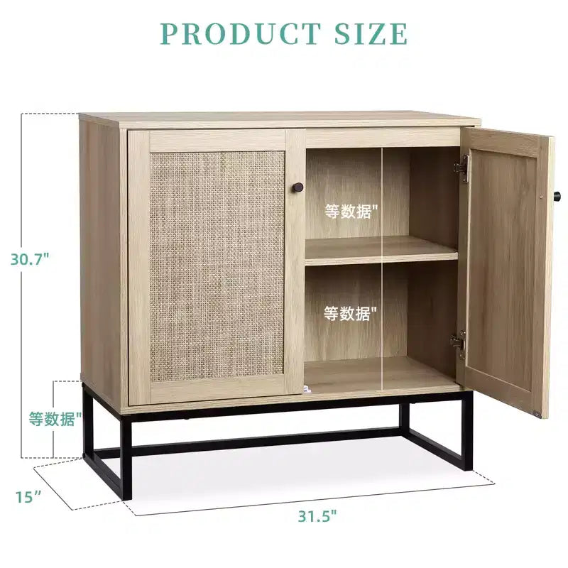 Buffet en rotin - Meuble de rangement