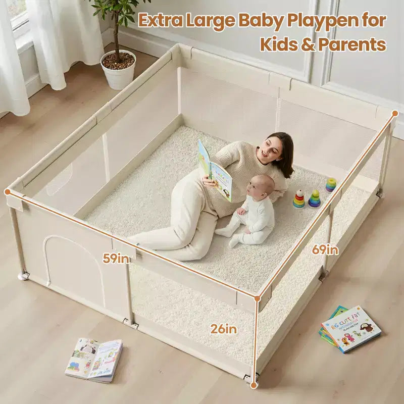 Parc pour bébé très grand format