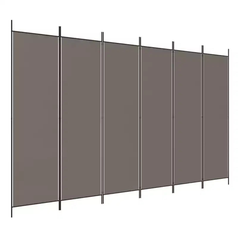 vidaXL Room Divider Folding Partition Privacy Screen for Home Office Fabric
