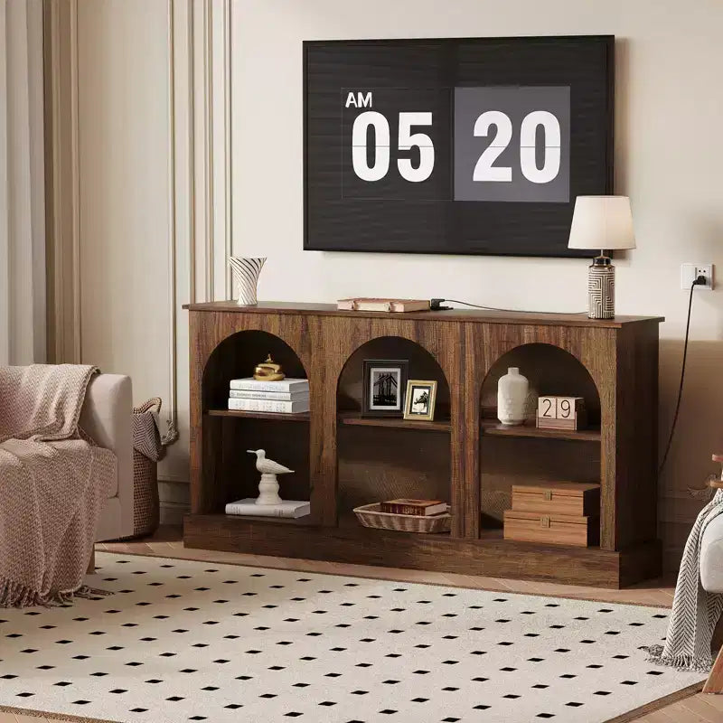 Meuble TV moderne avec arche