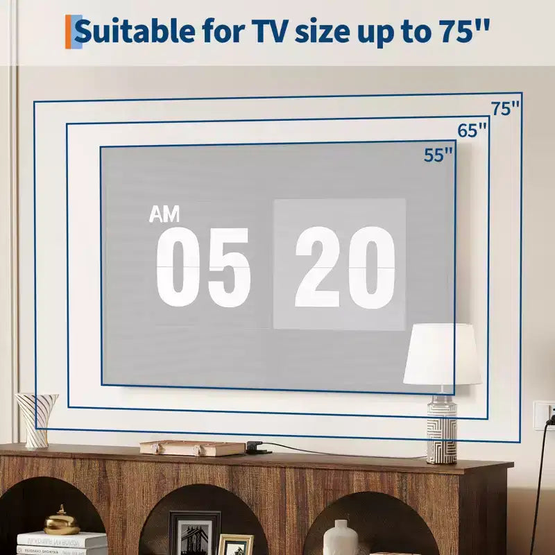 Meuble TV moderne avec arche