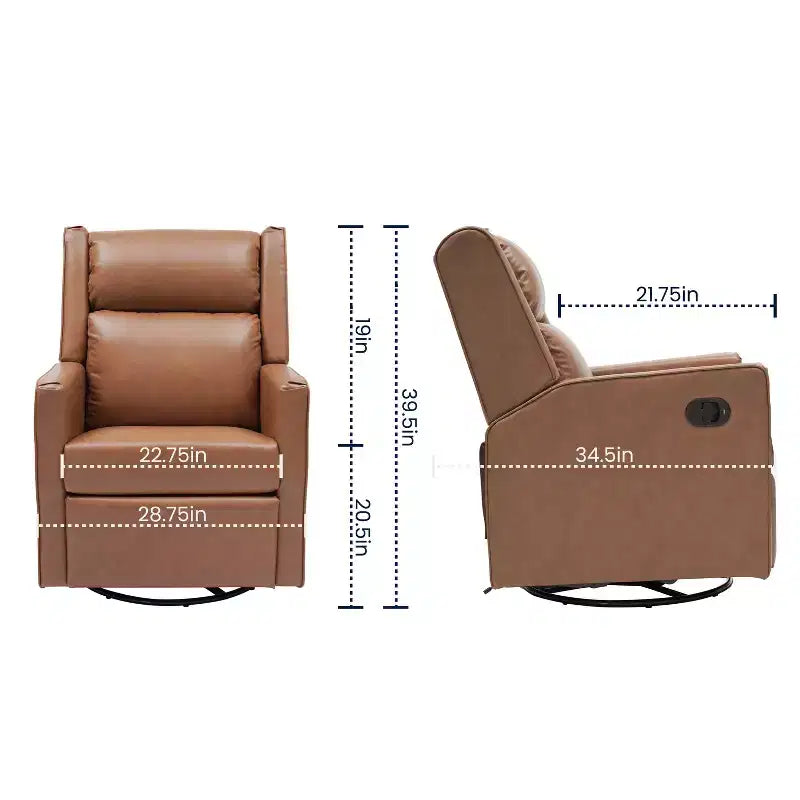 Fauteuil inclinable manuel pivotant Fauteuil d'appoint