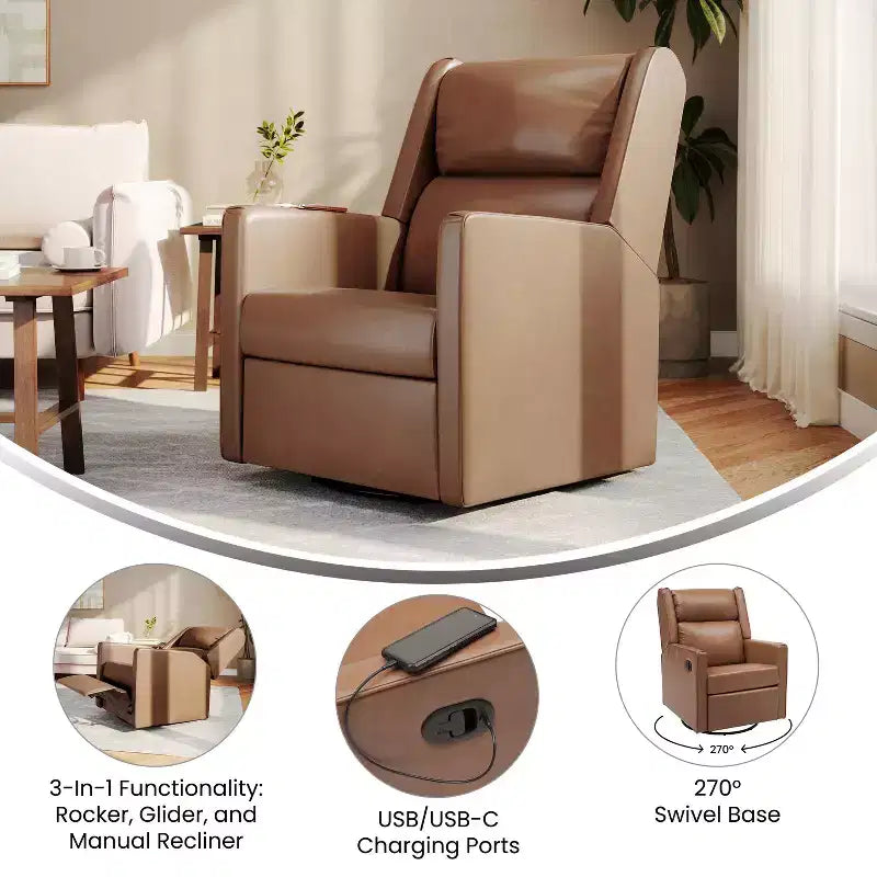 Fauteuil inclinable manuel pivotant Fauteuil d'appoint