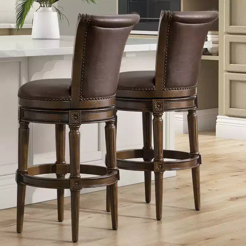 Tabouret de comptoir pivotant
