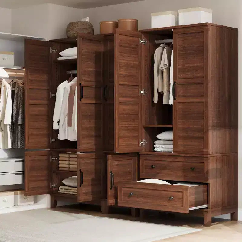 Armoire penderie en bois