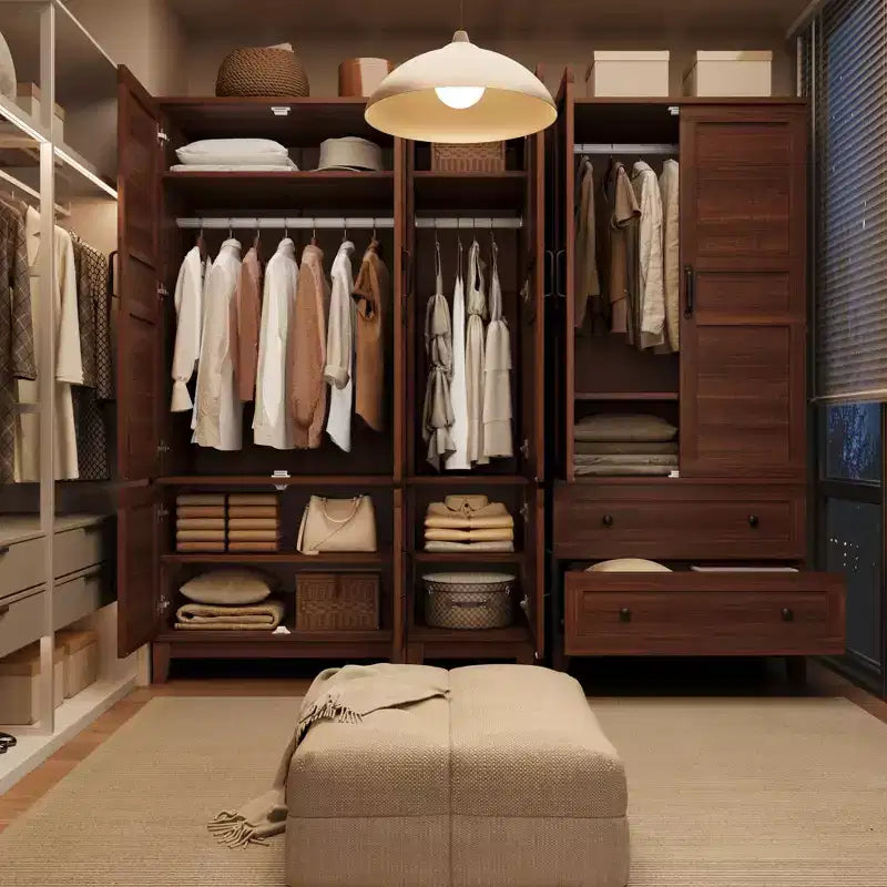 Armoire penderie en bois