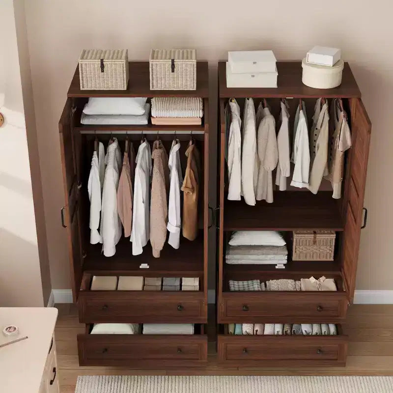 Armoire penderie en bois