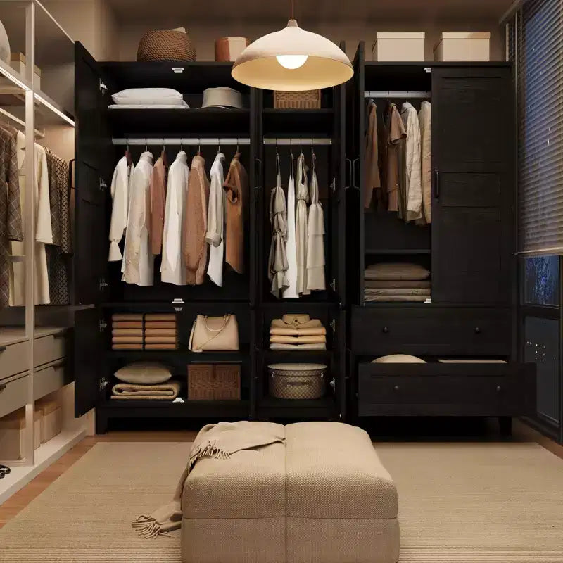 Armoire penderie en bois