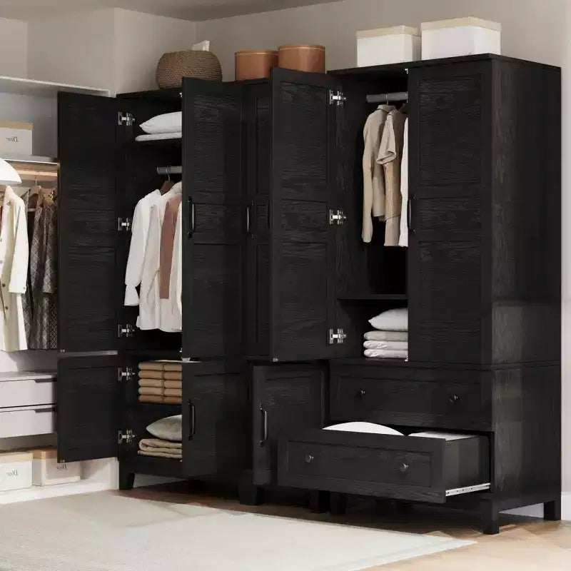 Armoire penderie en bois