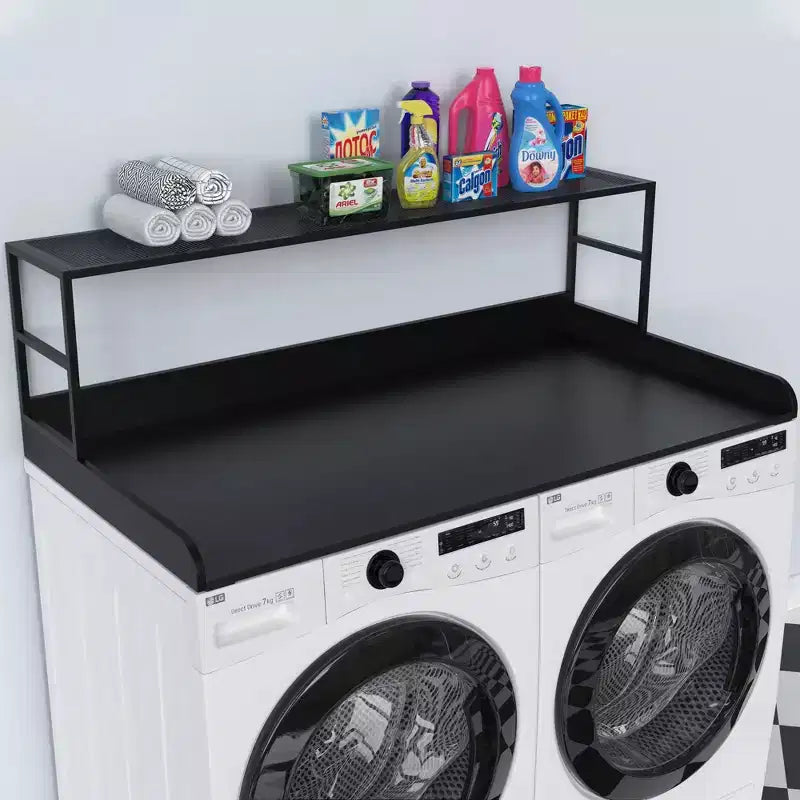 GDLF Washer Dryer Countertop Laundry Guard with Laundry Room Shelf 27.55 D x 54 W