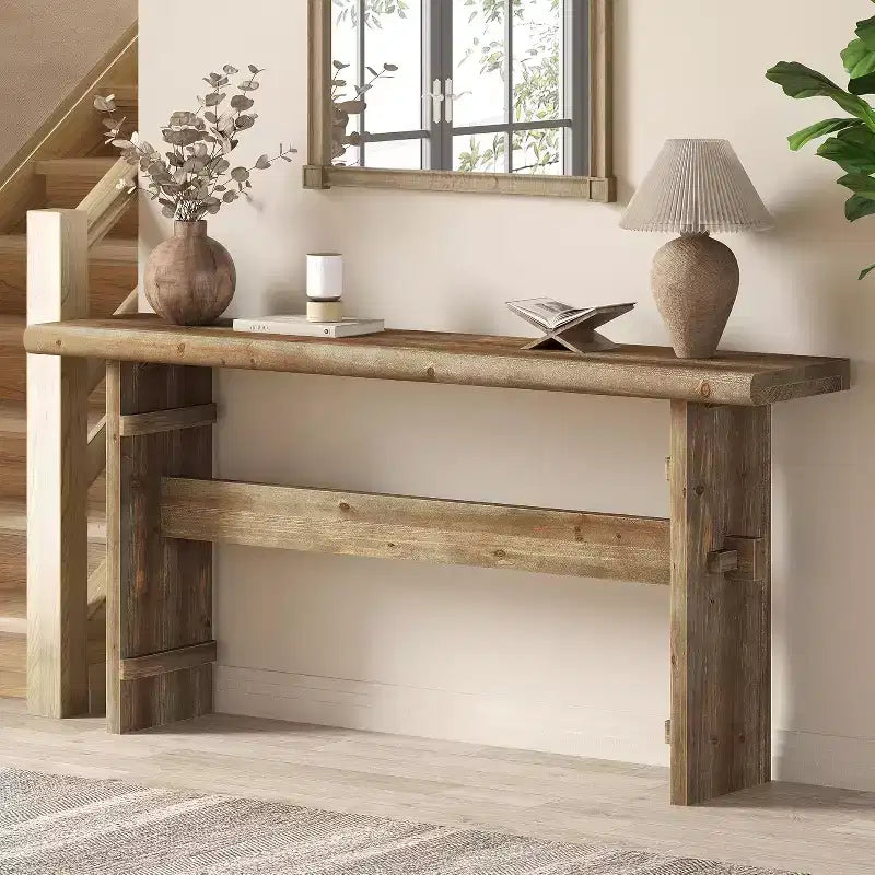 Console en bois massif