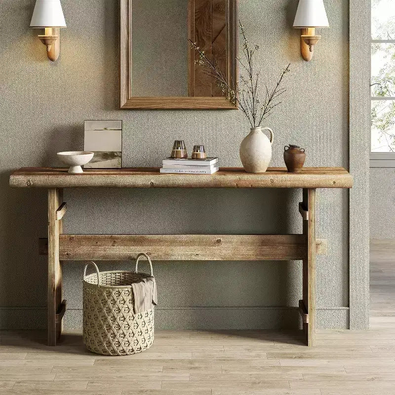 Console en bois massif