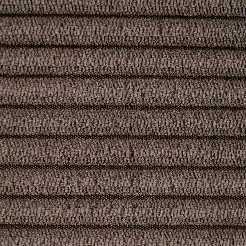 Ottoman en velours côtelé moderne de forme carrée