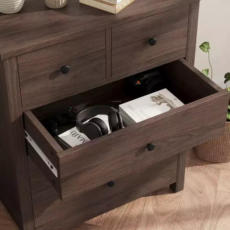 Commode de tiroirs en bois Table de chevet