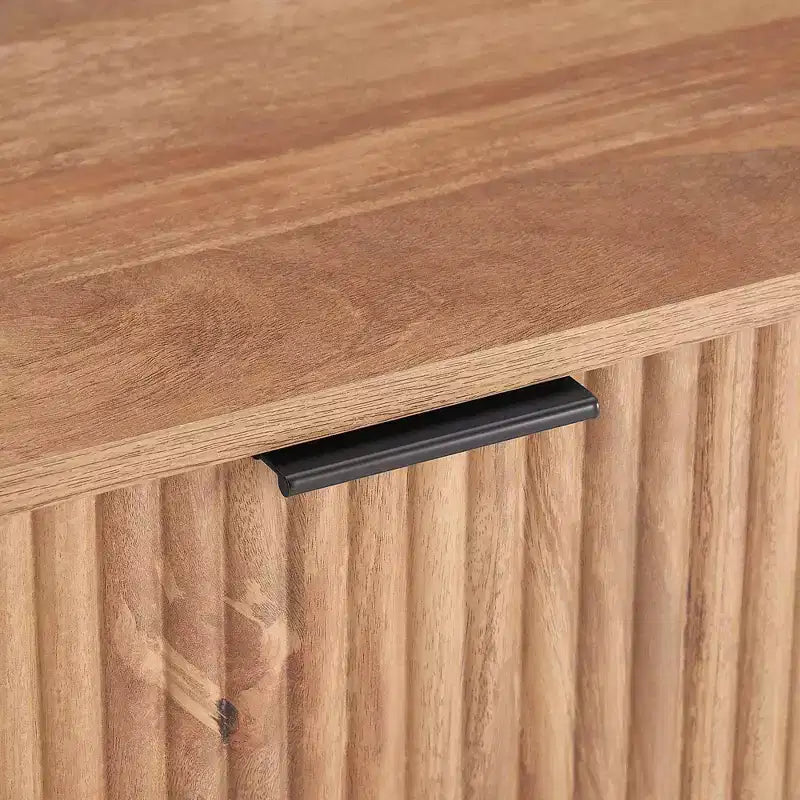 Table de chevet avec tiroir marron doré