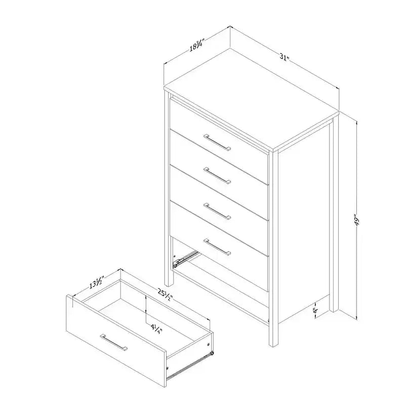 Commode Frêne Naturel
