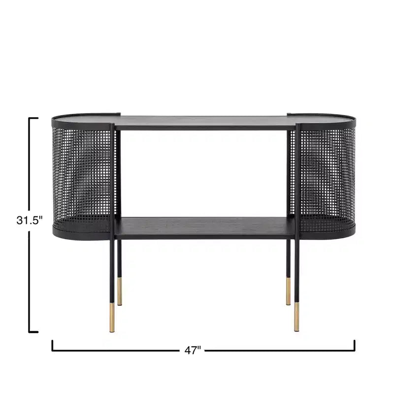 Console en métal