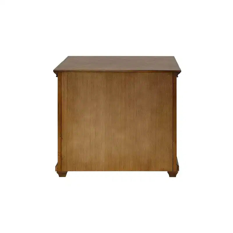 Classeur latéral en bois traditionnel, marron