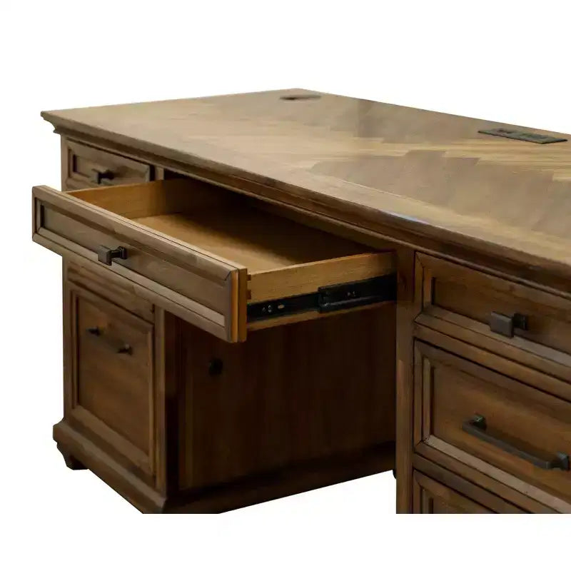 Bureau en bois marron