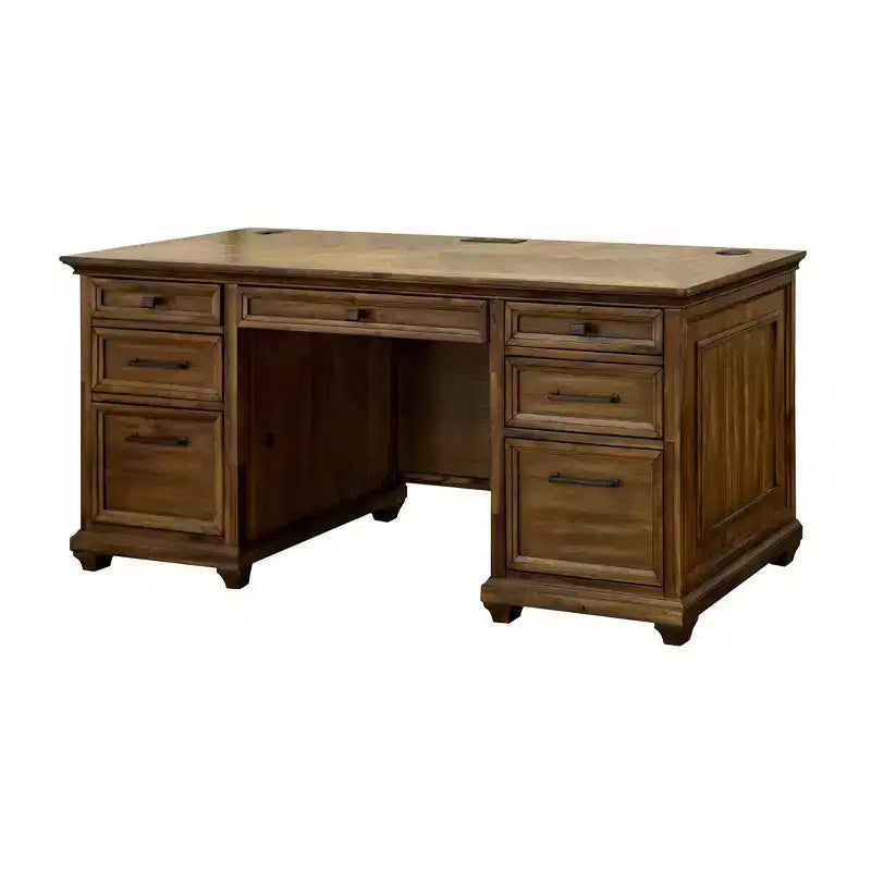 Bureau en bois marron