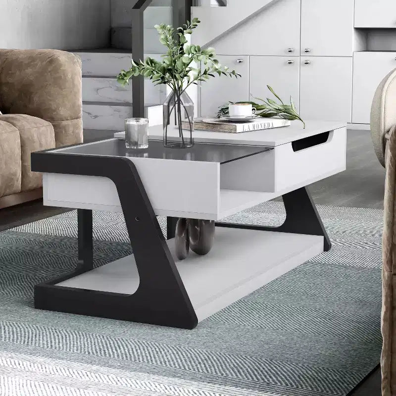 Table basse relevable moderne