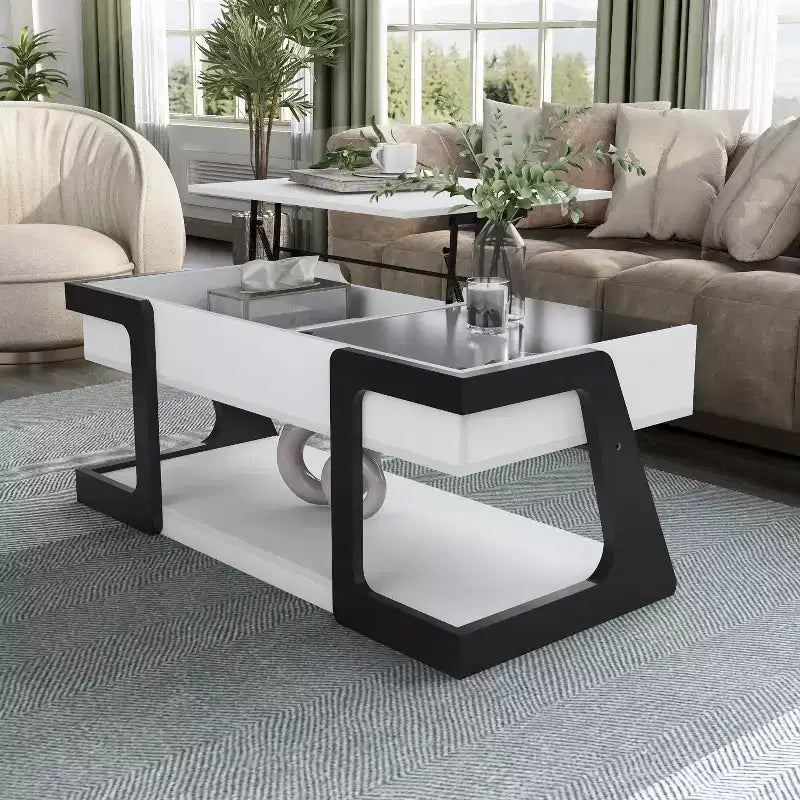 Table basse relevable moderne