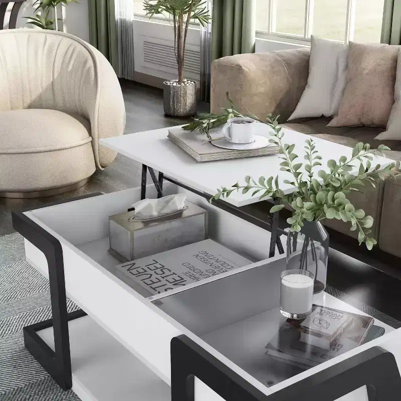 Table basse relevable moderne