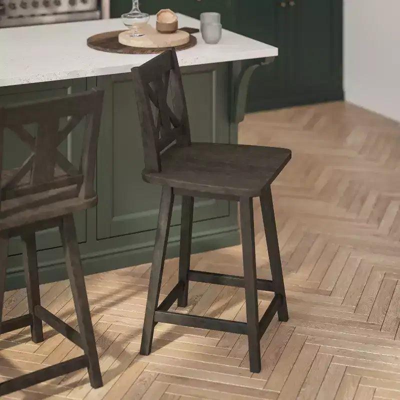 Tabouret de bar à hauteur fixe de qualité commerciale