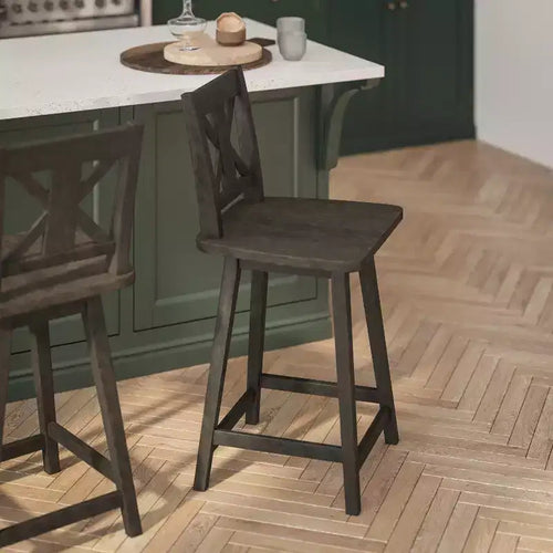 Tabouret de bar à hauteur fixe de qualité commerciale