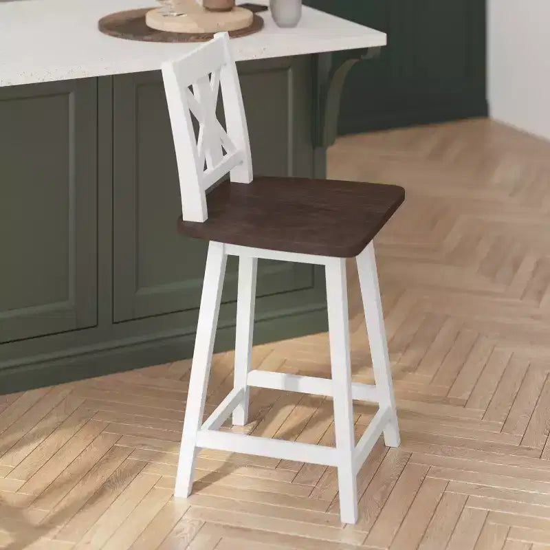 Tabouret de bar à hauteur fixe de qualité commerciale