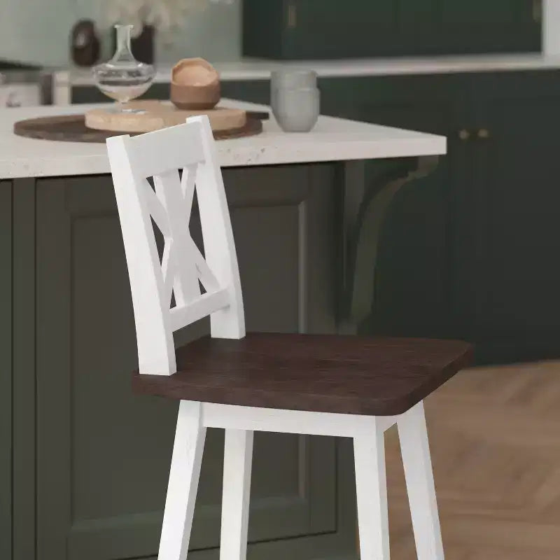 Tabouret de bar à hauteur fixe de qualité commerciale