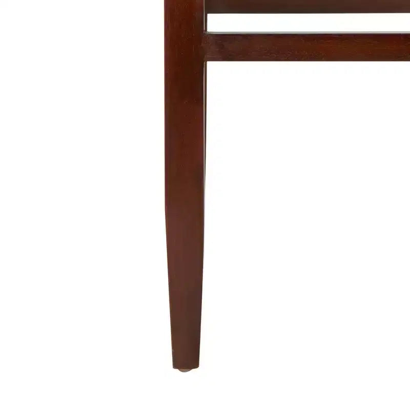 Tabouret de comptoir en cuir tressé