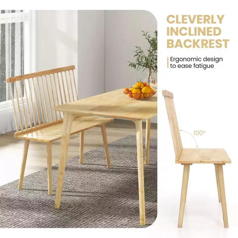Banc de salle à manger en bois