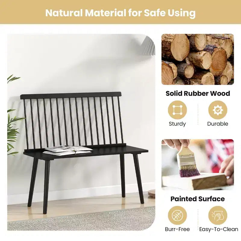 Banc de salle à manger en bois