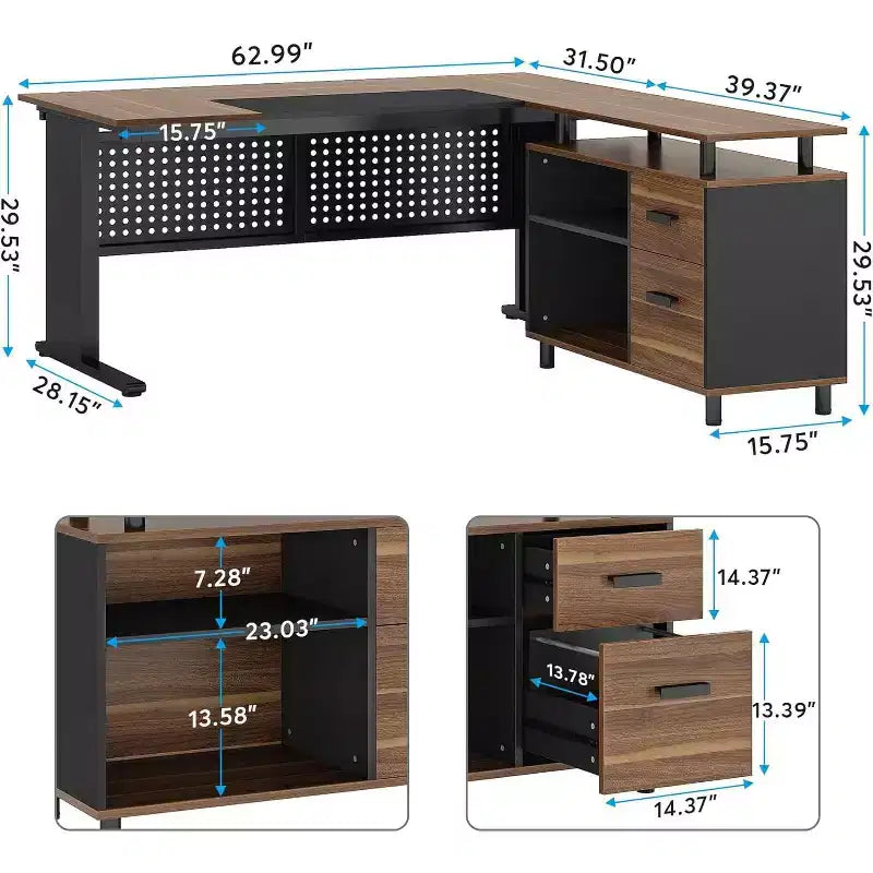 Bureau d'angle