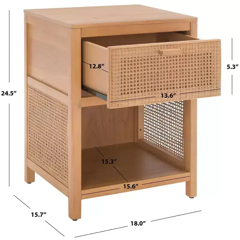 Table de chevet avec tiroir