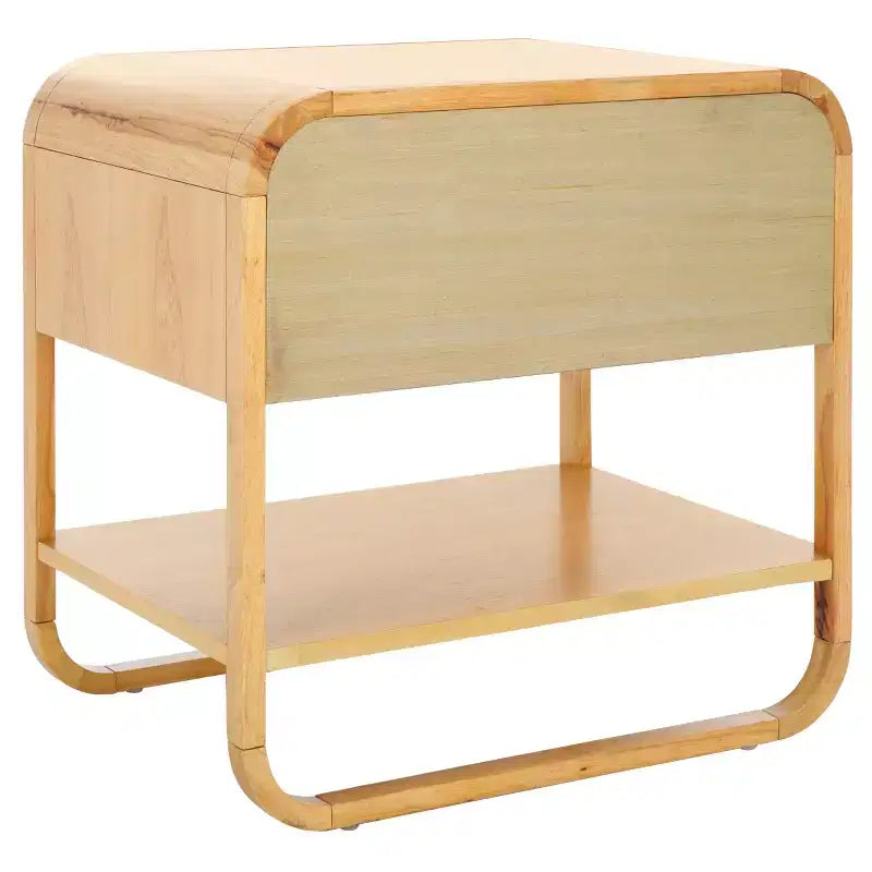 Table de chevet à étagère ouverte