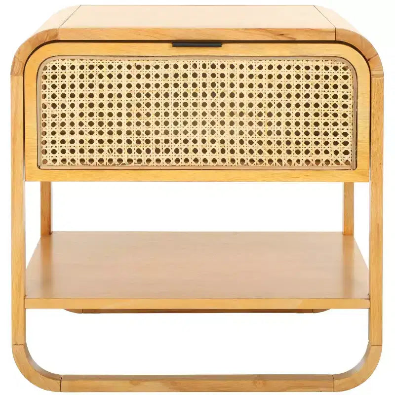 Table de chevet à étagère ouverte