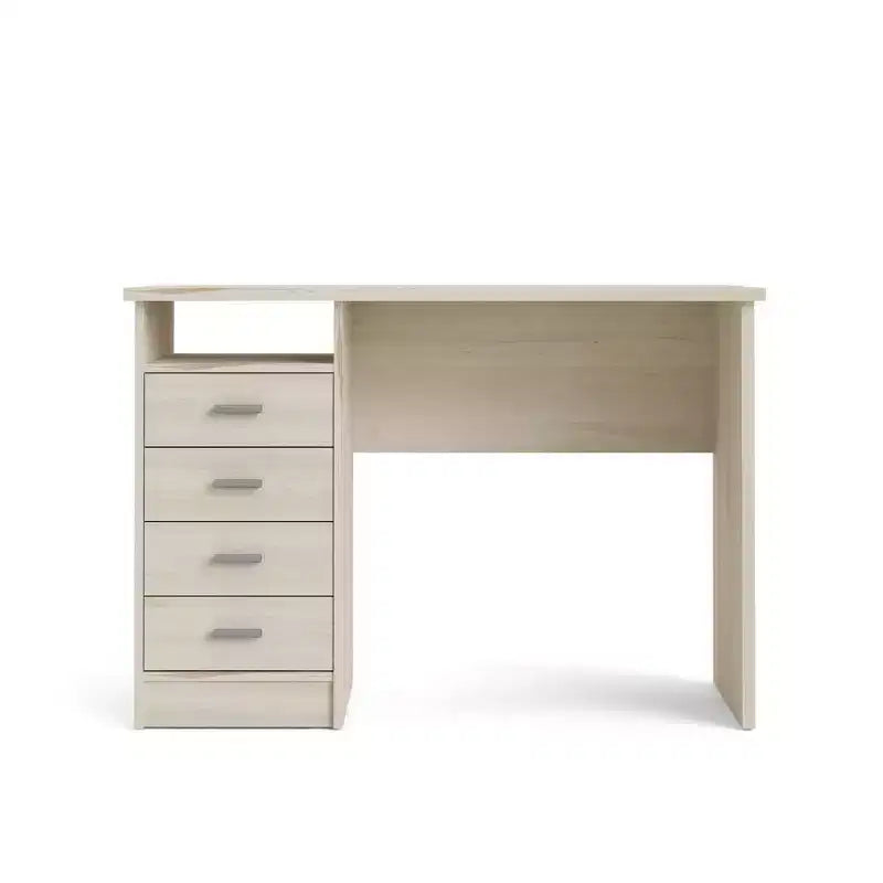 Tvilum Warner Desk with 4 Drawers Light Woodgrain