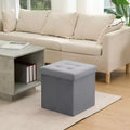 Banc coffre de rangement en velours
