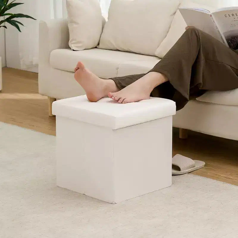 Banc coffre de rangement en velours