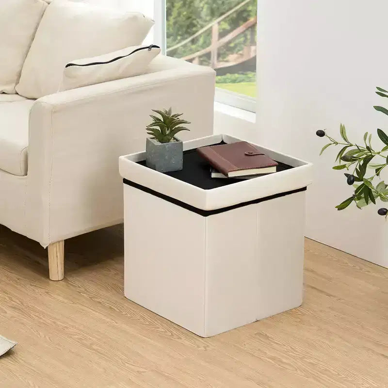 Banc coffre de rangement en velours