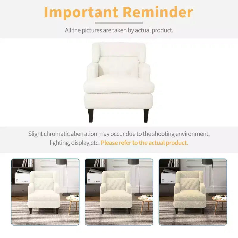 Fauteuil d'appoint en polaire "Teddy"