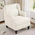 Teddy Fleece Upholstered Accent Chair Modern Armchair Comfortable Lounge Chair for Living Room & Bedroom - Christopher Knight Home